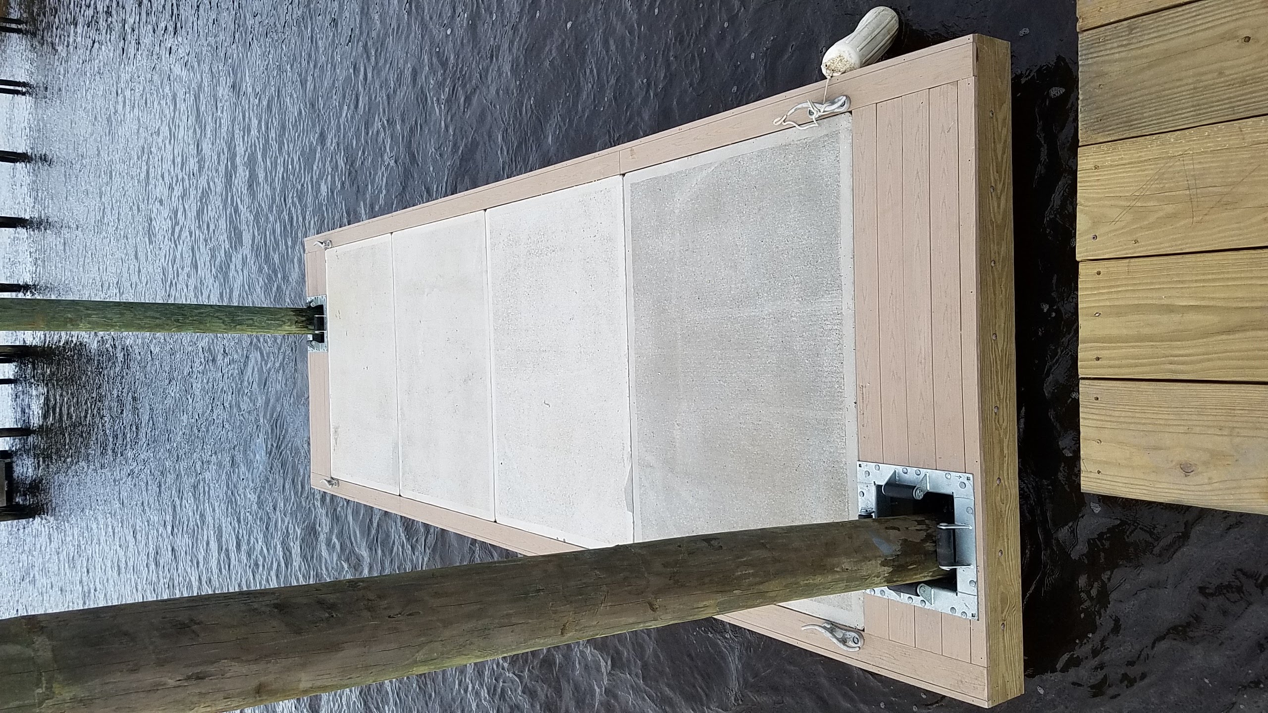 Refurbished Concrete Float Dock